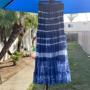 Purple Tie-Dye Maxi Skirt Sz. S